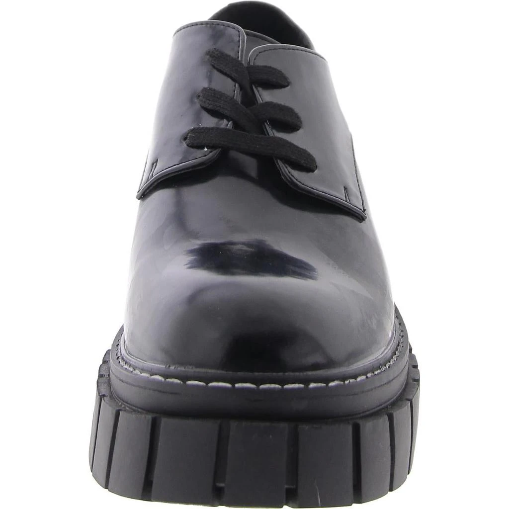 Steve Madden Delaney Womens Patent Wedge Loafers 2