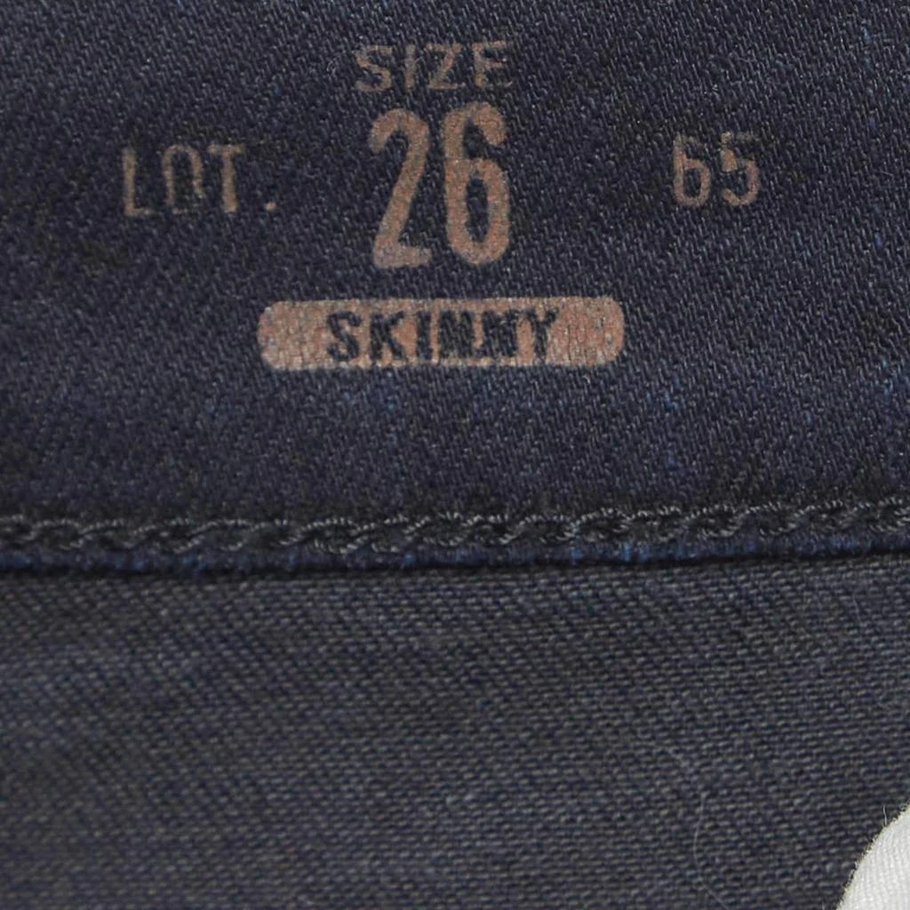 Gucci Gucci Black Snake Applique Denim Skinny Fit Jeans S Waist 26" 6
