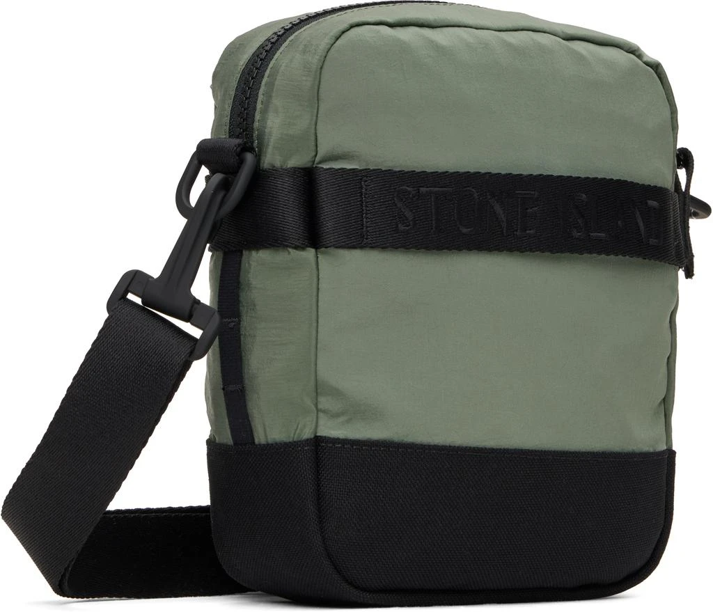 Stone Island Green 9200908 ECONYL Nylon Metal Bag 3