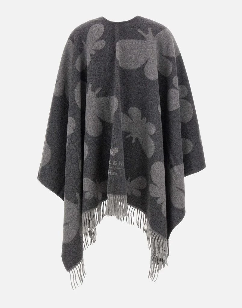 Weekend Max Mara "Pace"  jacquard wool poncho 3