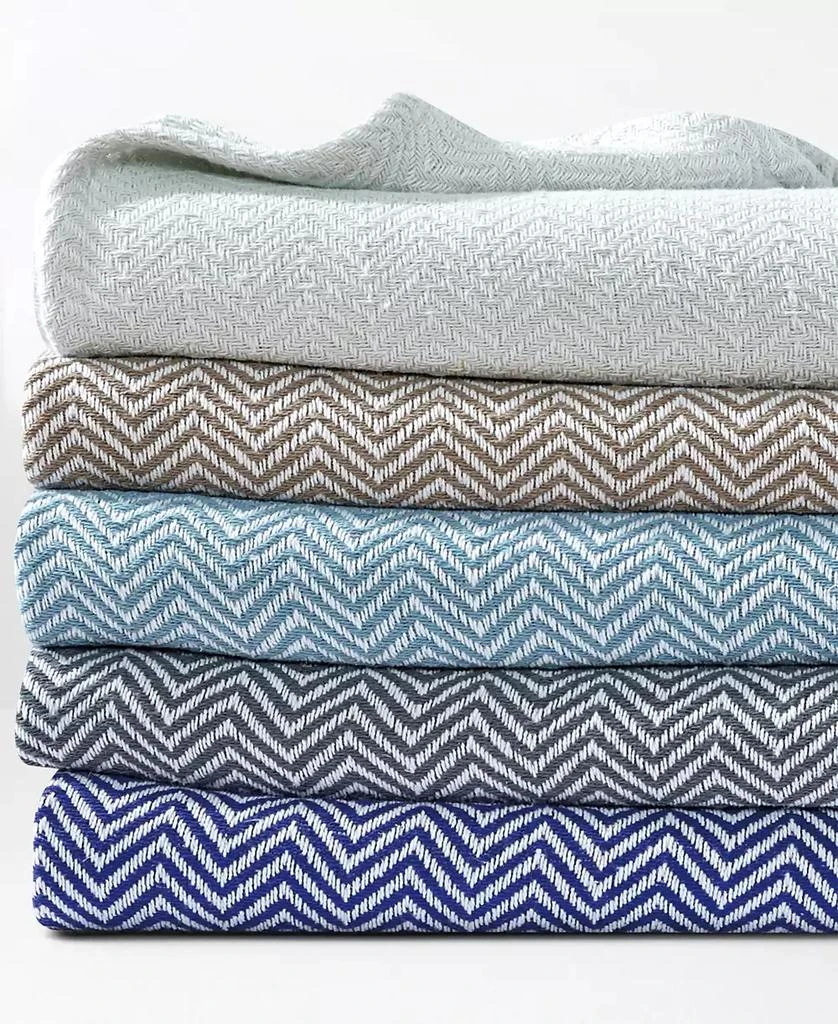 Melange Home Herringbone Cotton Blanket 5