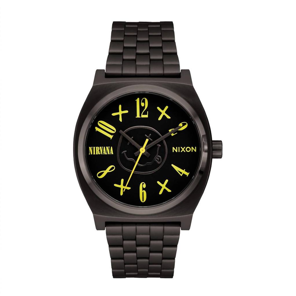 Nixon Nixon - Unisex Nirvana Time Teller Smiley Face Watch