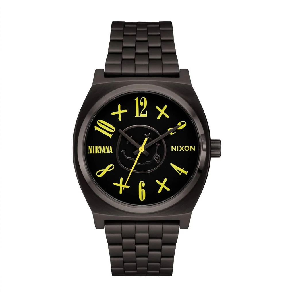 Nixon Nixon - Unisex Nirvana Time Teller Smiley Face Watch 1
