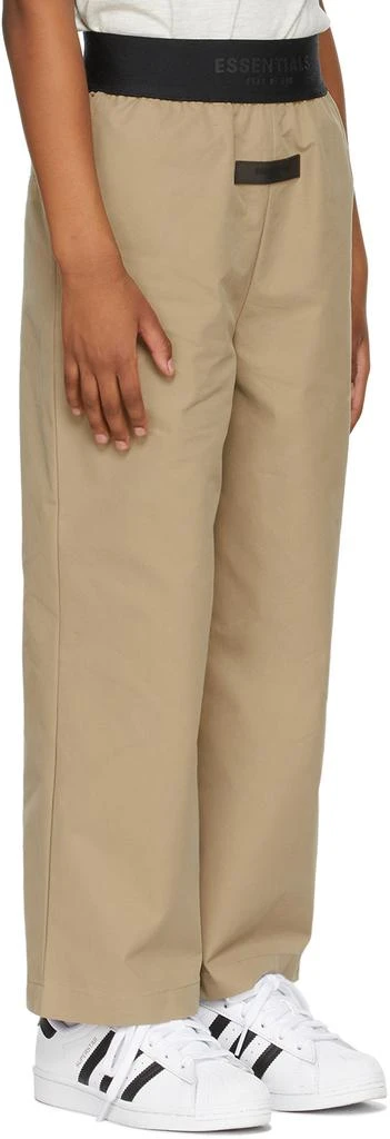 Essentials Kids Tan Relaxed Trousers 3