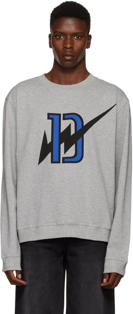 We11done Gray Thunder Sweatshirt 1