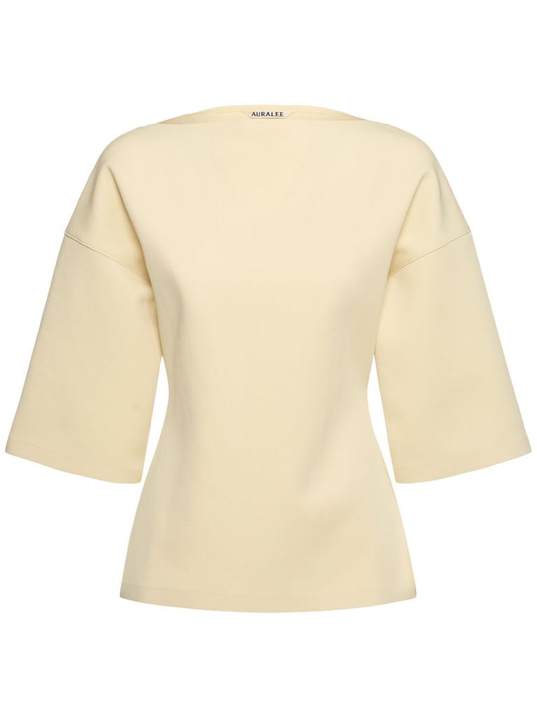 AURALEE Wetsuit Jersey Boatneck Top