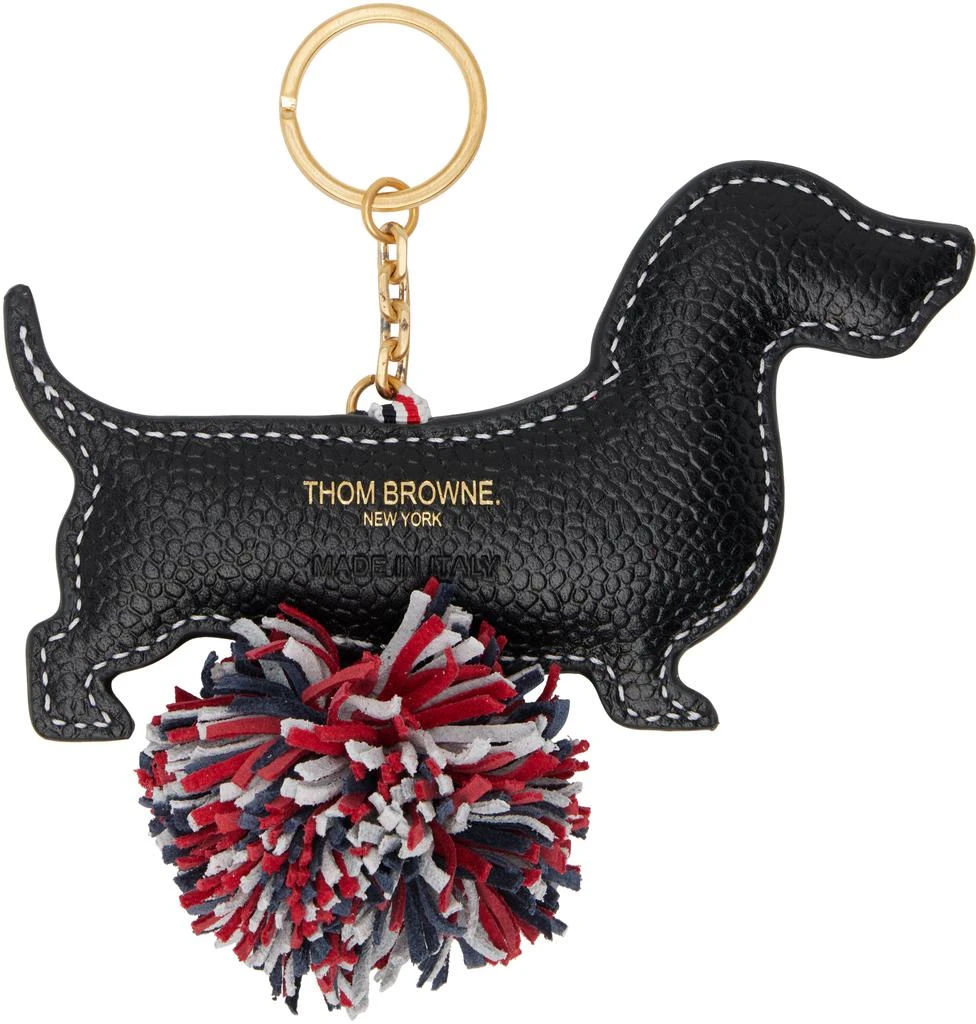 Thom Browne Black Puffy Hector Keychain 2
