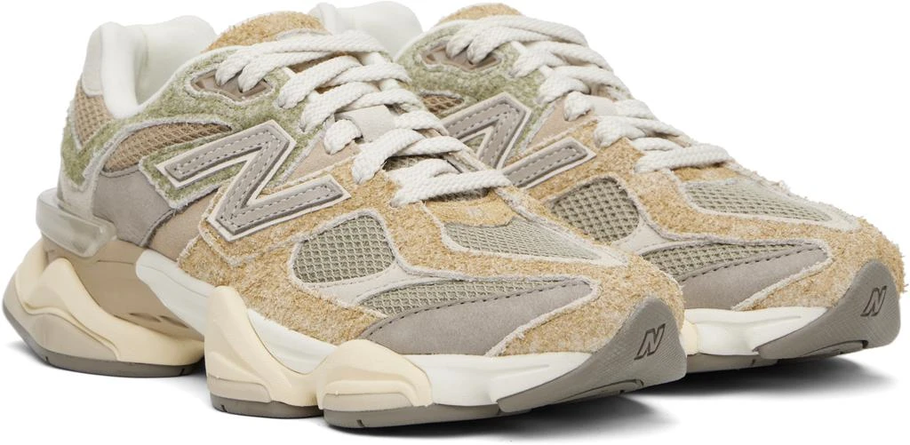 New Balance Green & Beige 9060 Sneakers 4
