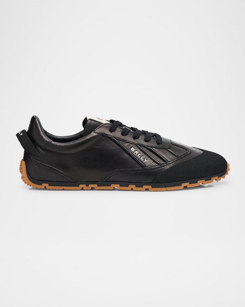 【送料&関税込】Bally Lyder Leather Sneakers Bally Lyder Snakeskin-Effect Low-Top Sneakers - Casual Shoes