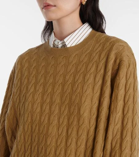 Jardin des Orangers Cable-knit wool and cashmere sweater 4