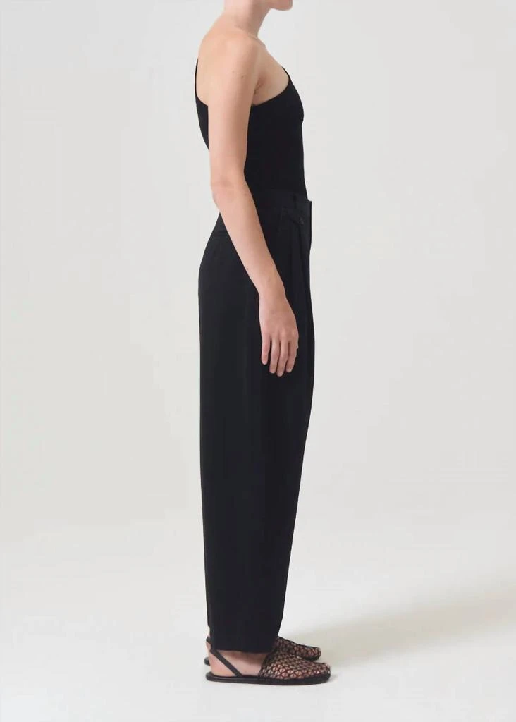 AGOLDE Becker Baggy Fit Chino Pants In Black 2