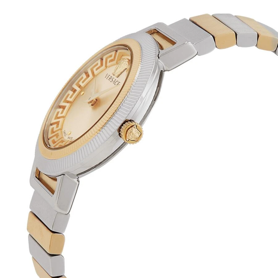 Versace Greca Chic Quartz Gold Dial Ladies Watch VE3D00422 2