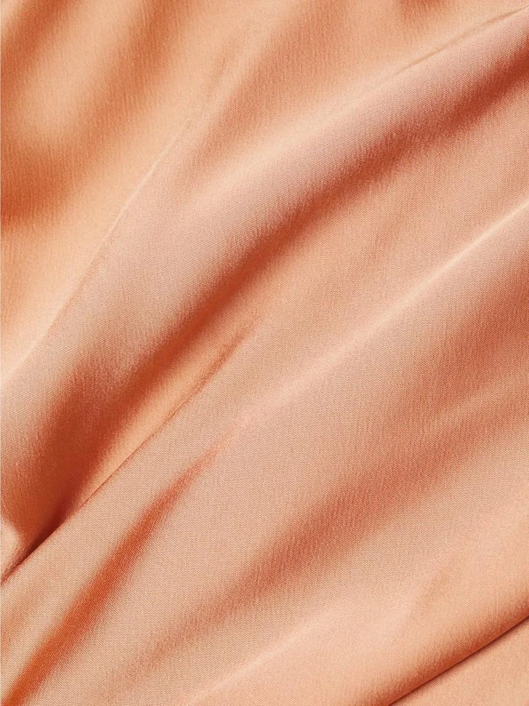 Significant Other Alix Satin Halter Crossover Midi-Dress 6