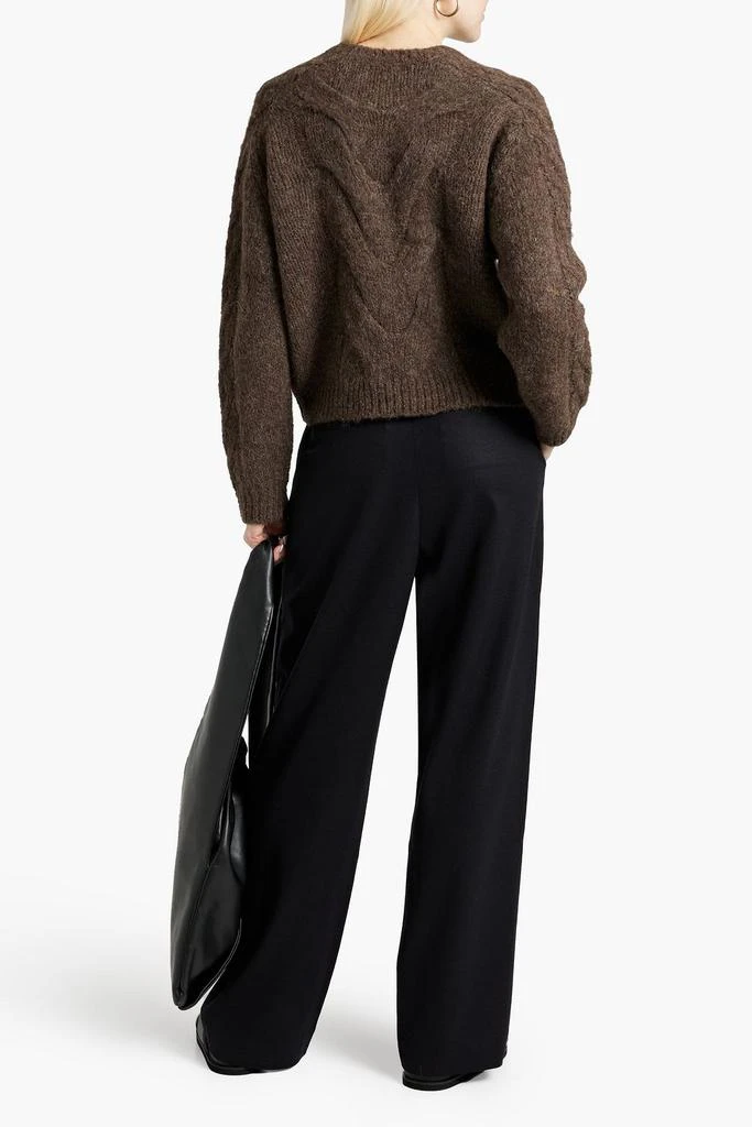 Rag & Bone Mia cable-knit alpaca and wool-blend sweater 3