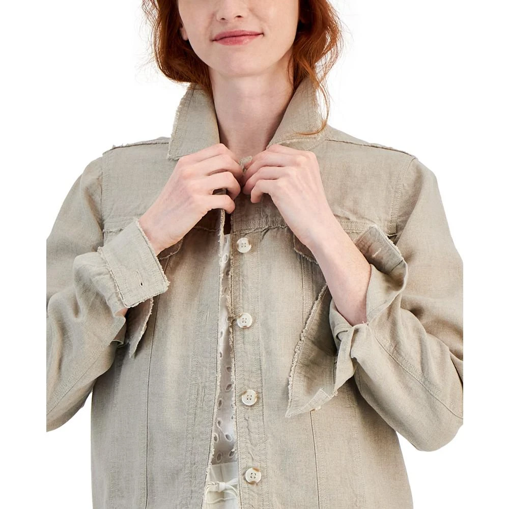 Charter Club Women's 100% Linen Jacket, Created for Macy's 3