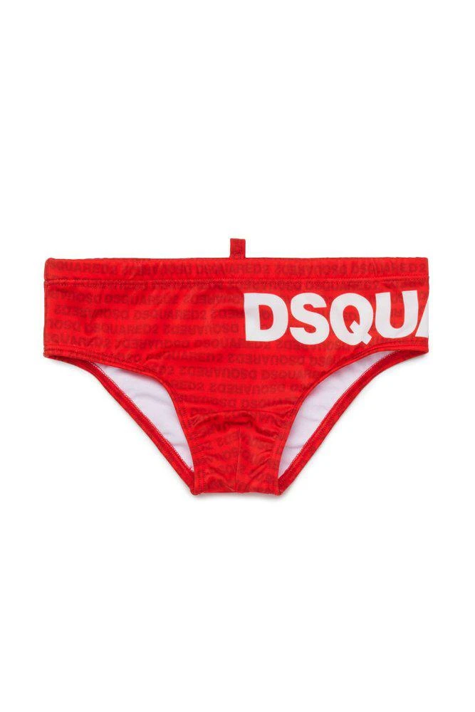 DSQUARED2 Dsquared2 Kids All-Over Logo Patterned Swim Trunks from Cettire