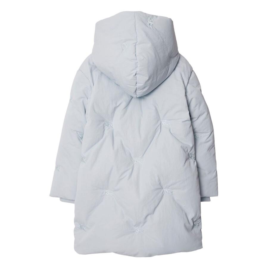 Burberry Burberry Girls George EKD Hooded Puffer Coat, Size 3Y