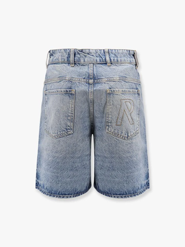 Represent Tailored stone-washed denim bermuda shorts 2