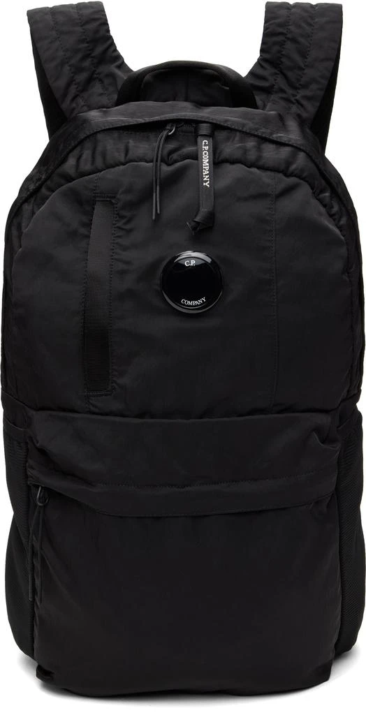 C.P. Company Black Nylon B Lens Backpack 1