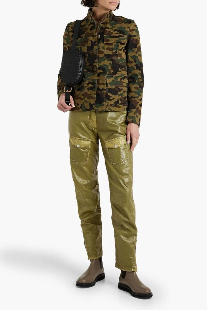 NILI LOTAN Cambre camouflage-print cotton-blend twill jacket 2