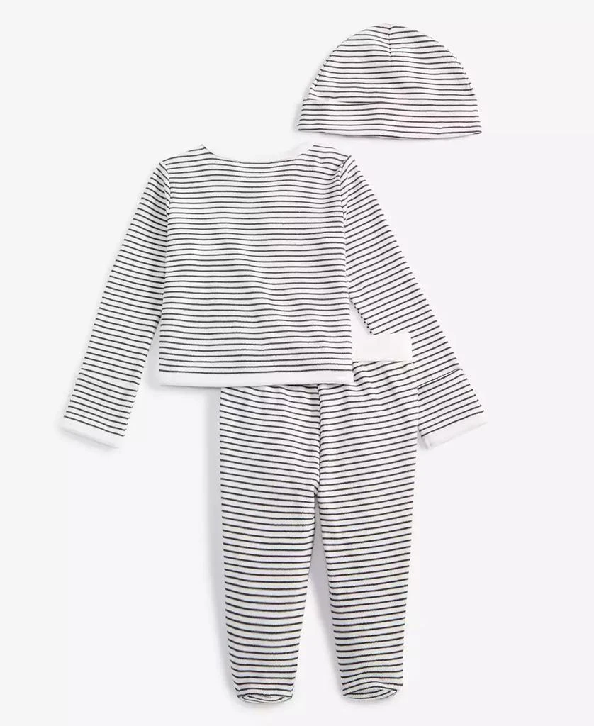 First Impressions Baby Stripe Cotton 3-Pc. Set, Created for Macy's 2