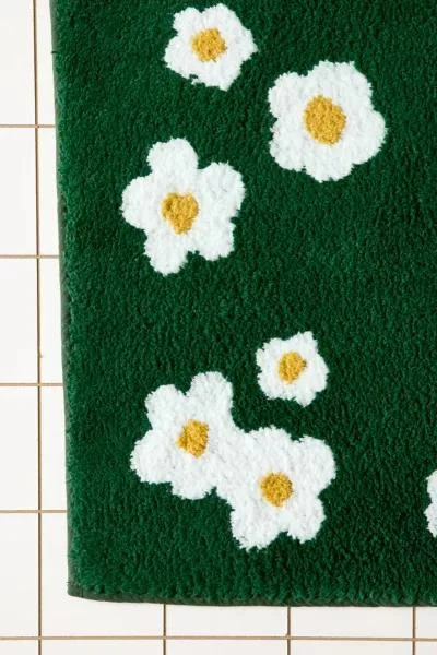 Urban Outfitters Meadowland Floral Plush Tufted Bath Mat 4