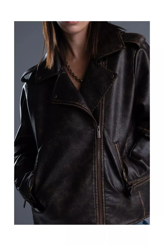 Miss Me Miss Me Elara Leather Jacket 2