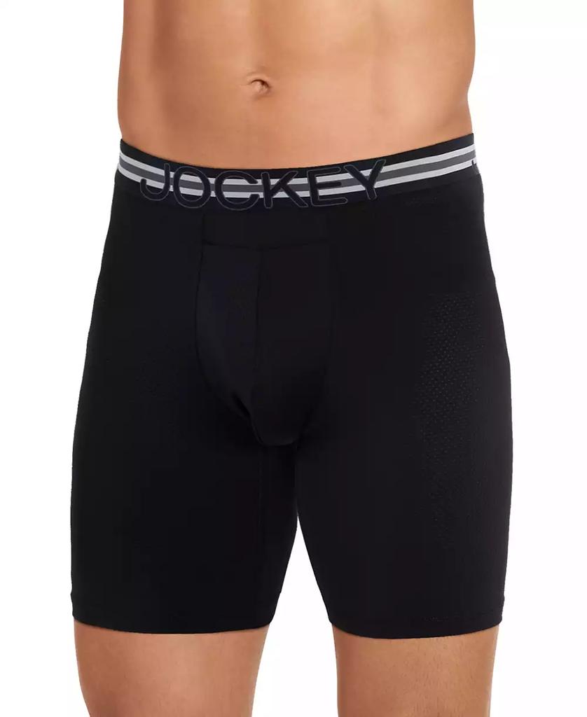 Jockey Men's Stability Pouch Stretch 9" Long Leg Boxer Brief - 3 Pack
