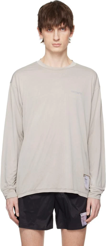 Satisfy Beige AuraLite Long T-shirt 1