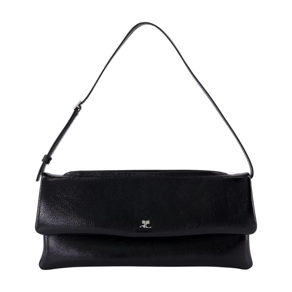 Courrèges Rectangular Leather Shoulder Pouch