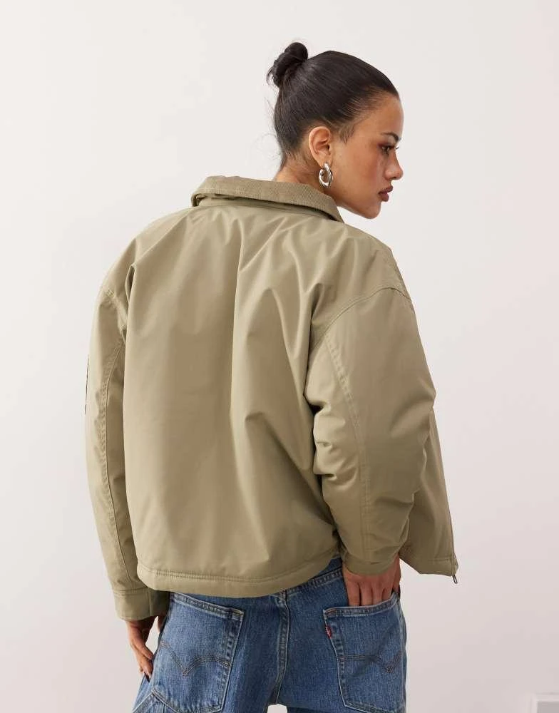 DICKIES Dickies seasonal chore jacket in khaki green 2