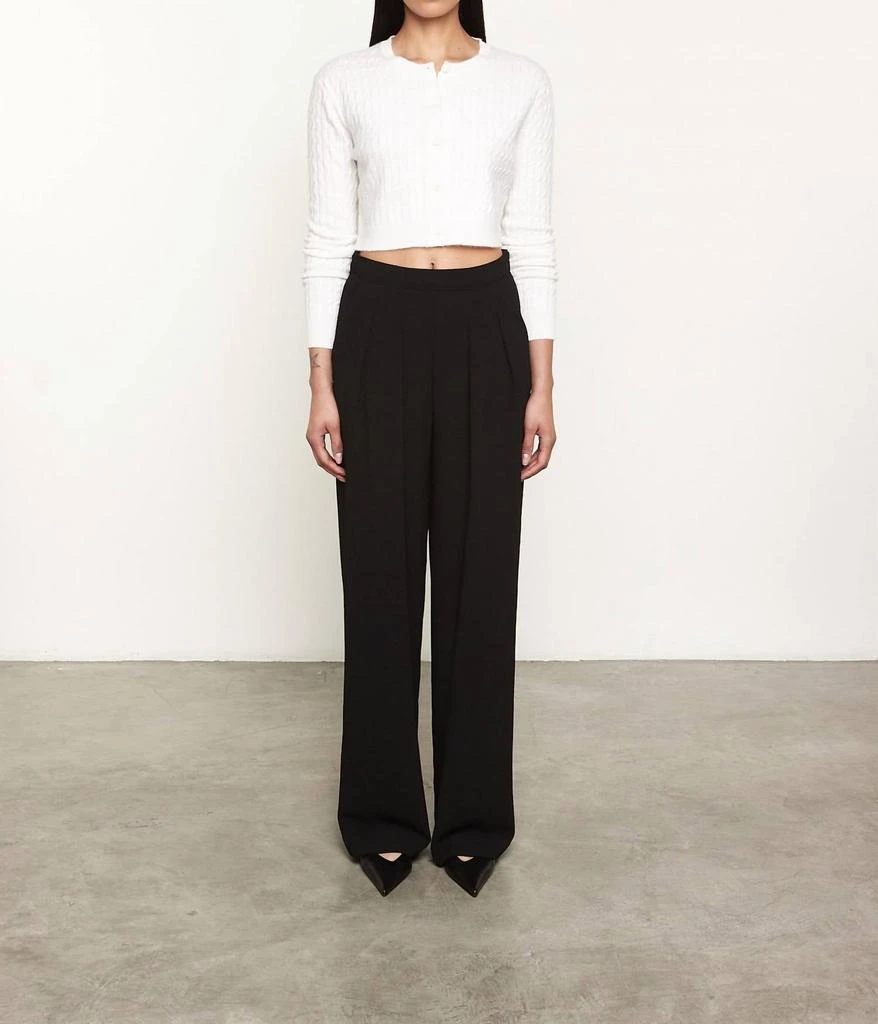 Enza Costa Enza Costa - POWDER CASHMERE CABLE KNITTED CARDIGAN