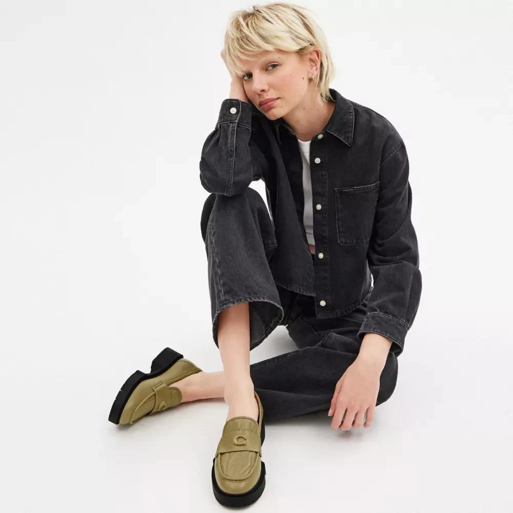 Coach Leah Loafer With Quilting 5