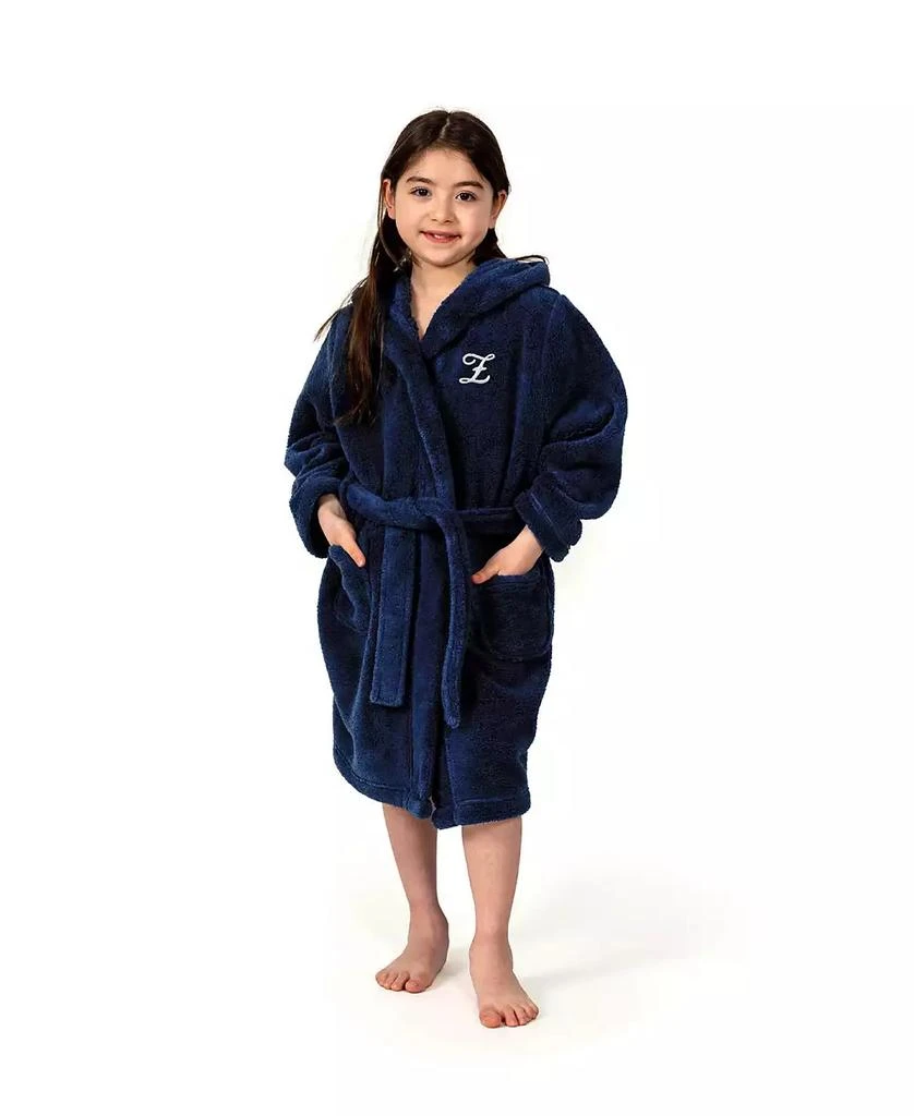 Linum Home Textiles Personalized Kids Super Plush Hooded Bathrobe 3