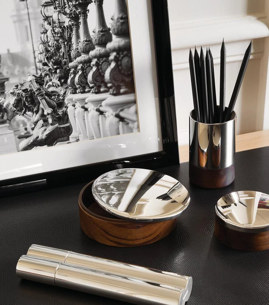 Christofle Small Silver-Plated Wood Uni Box 3