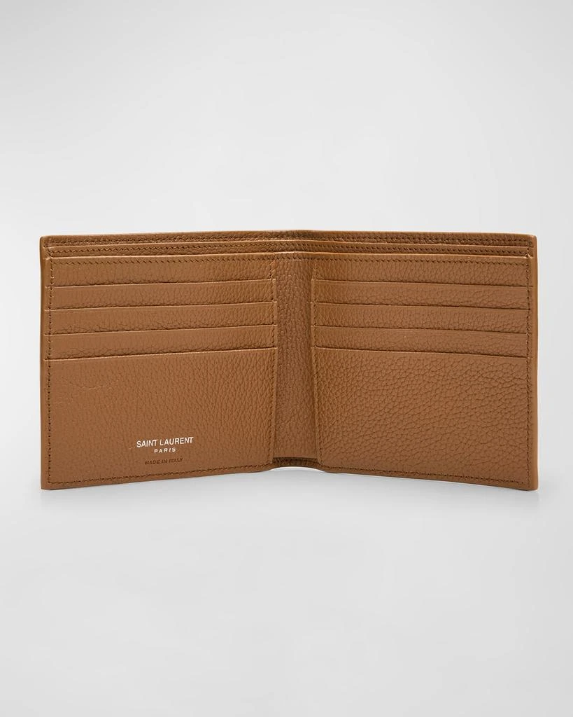 Yves Saint Laurent Men's YSL Bifold Wallet in Leather 3