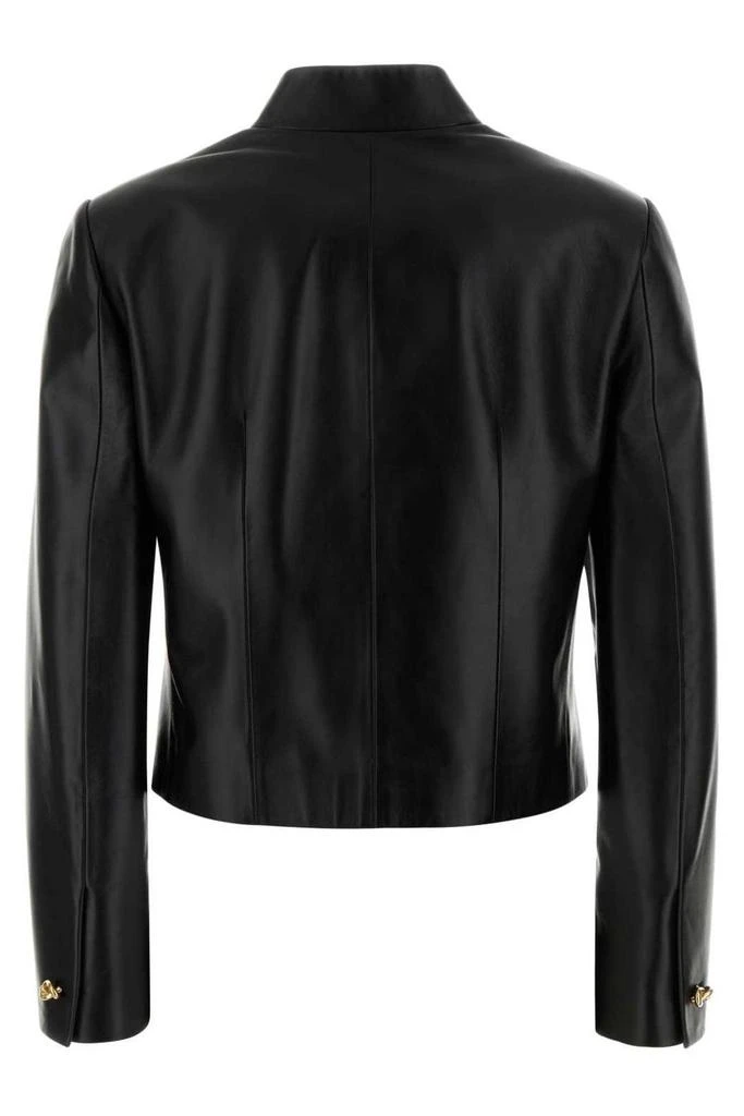 Bottega Veneta Bottega Veneta Knot Detailed Leather Blouson 2