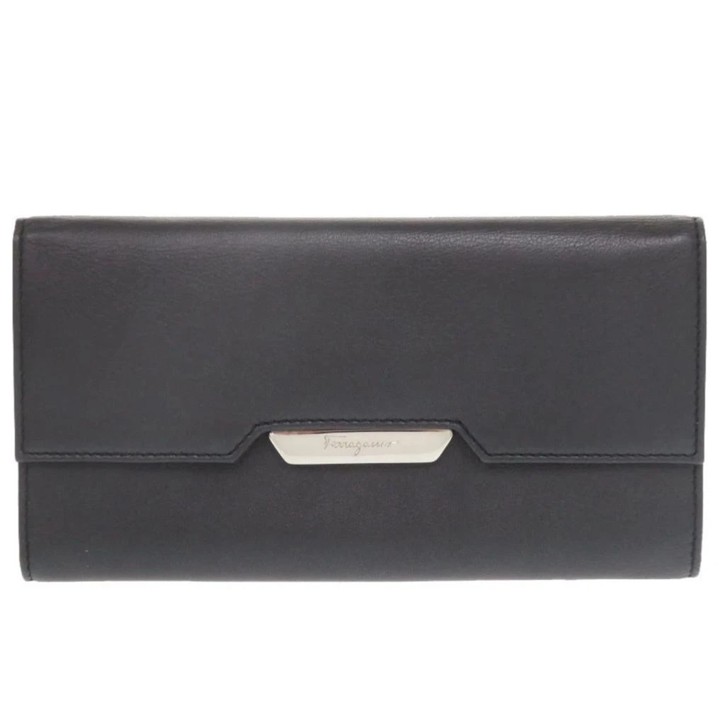 Salvatore Ferragamo Leather Wallet (Tri-Fold) (Pre-Owned)