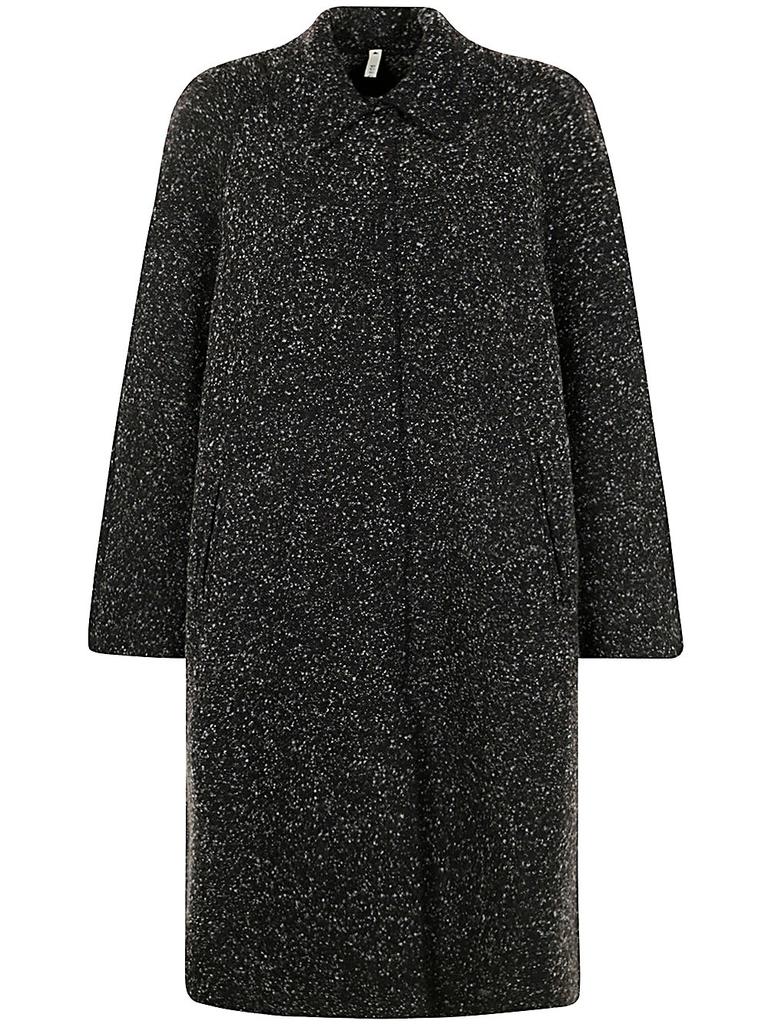BOBOUTIC Boboutic Patterned Longline Coat