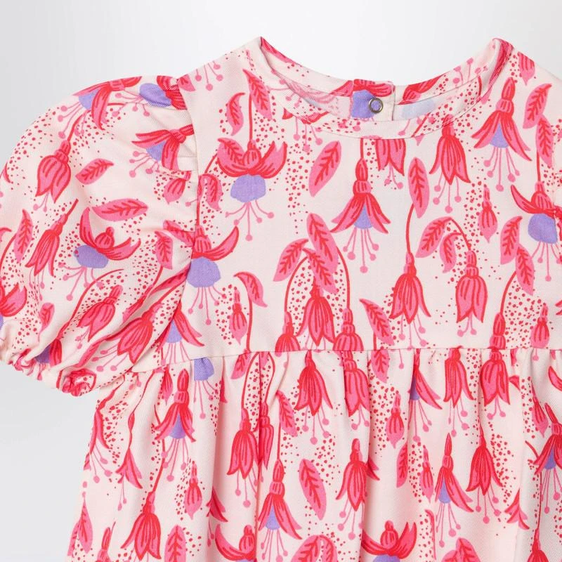 Mini Rodini Red patterned organic cotton bodysuit 3
