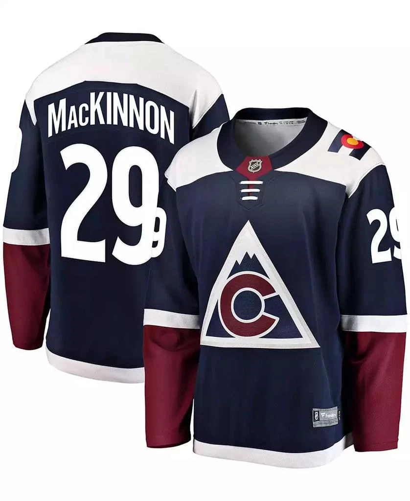 Fanatics Men
s Nathan MacKinnon Navy Colorado Avalanche Alternate Breakaway Player Jersey
