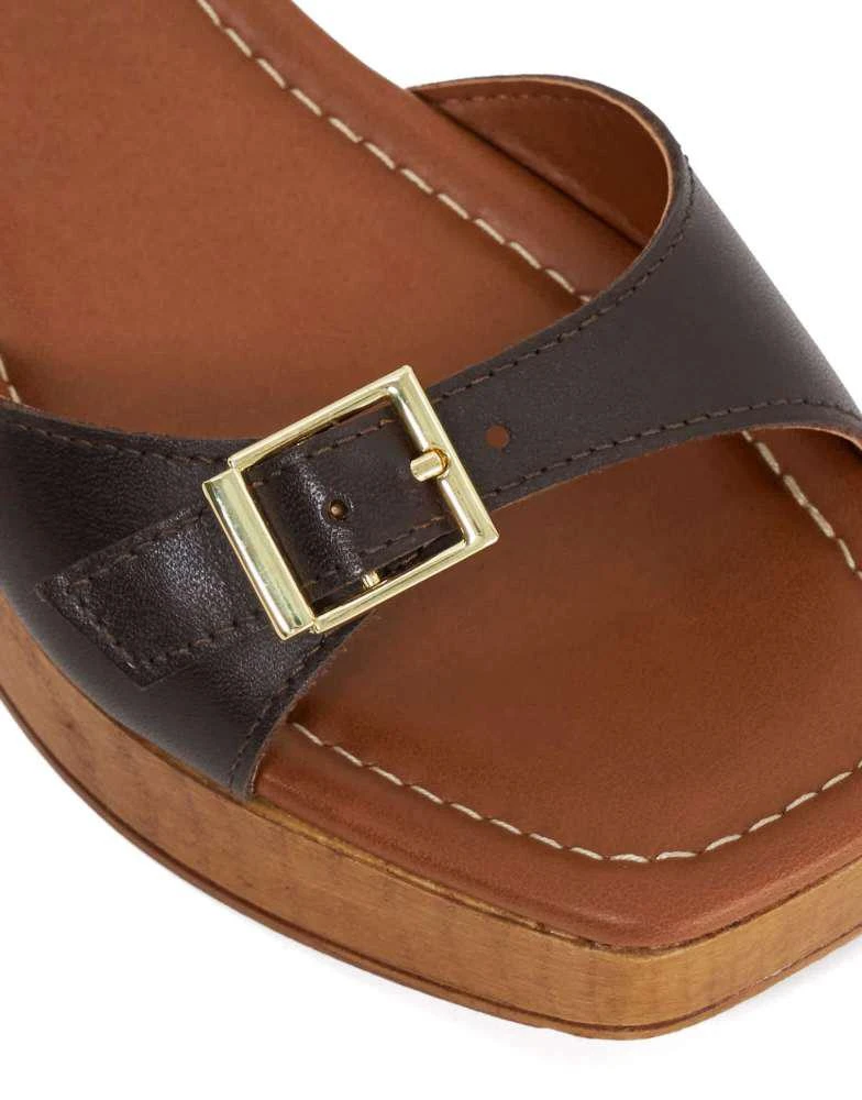Dune London Jeane flat sandals in brown  On Sale Now with Up to 32% Off |  Discover Exclusive Deals & Savings at BeyondStyle  Authentic DUNE London  Home|women with Limited-Time Discounts,