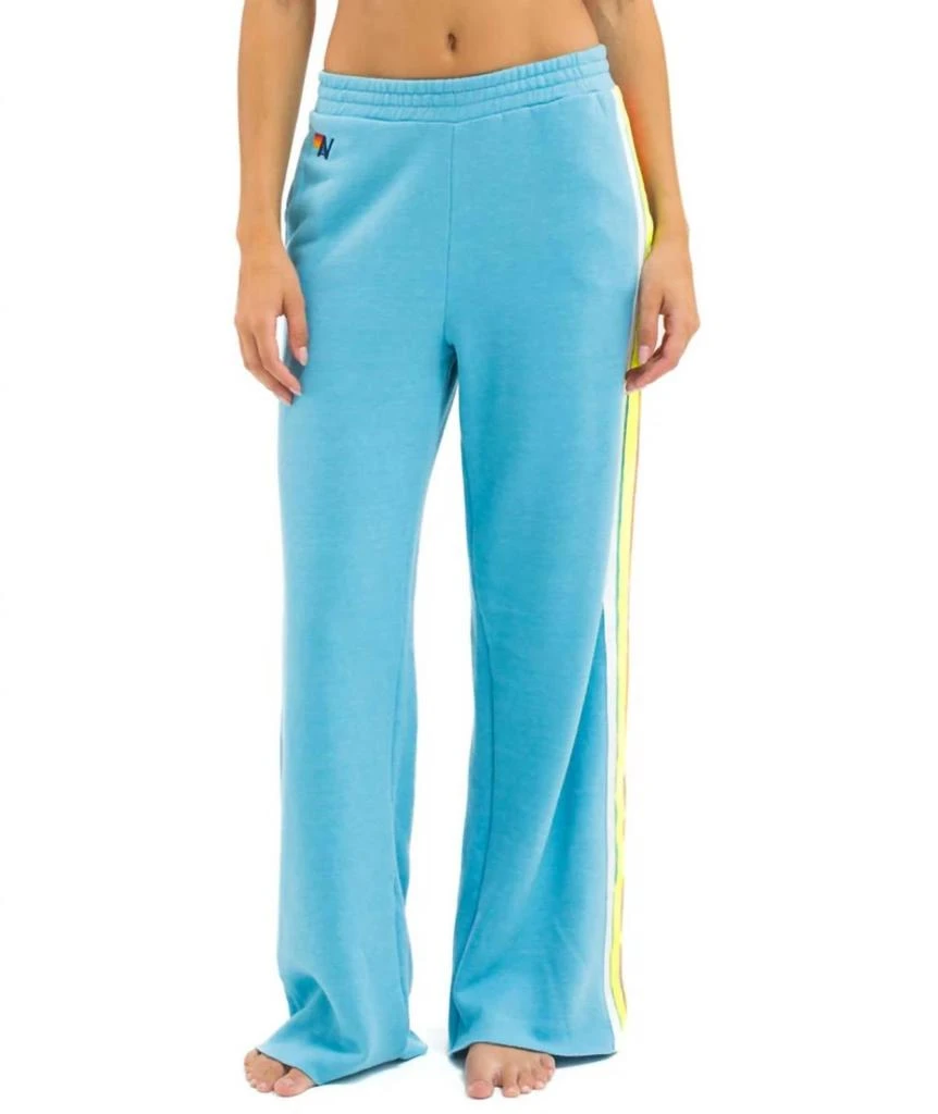 AVIATOR NATION Aviator Nation - Five Stripe Wide Leg Pocket Sweatpants