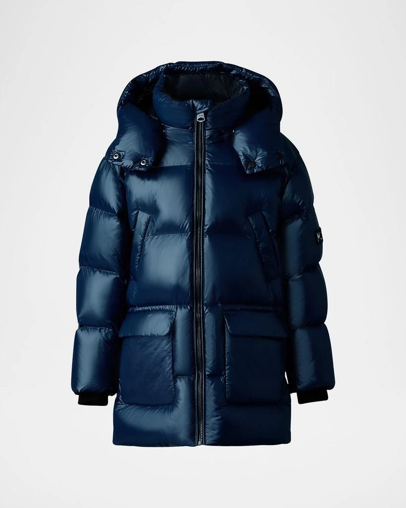 Mackage Kid's Kennie Quilted Logo Jacket 1