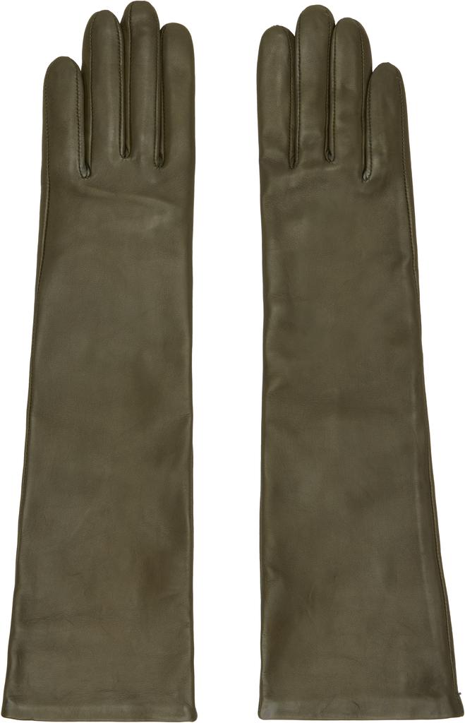 Handsome Stockholm Green Essentials Long Gloves