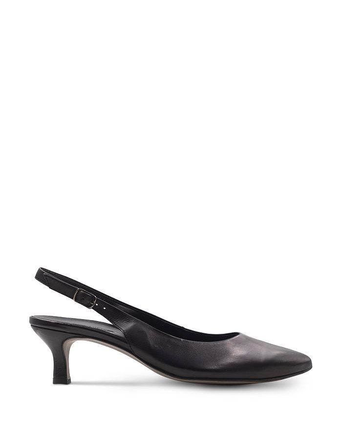 Paul Green Women's Rio Pointed Toe Kitten Heel Slingback Pumps