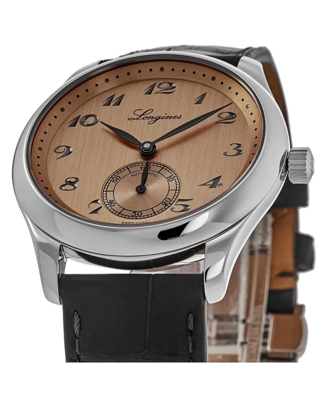 Longines Longines Master Collection Automatic 38.5mm Salmon Dial Leather Strap Men's Watch L2.843.4.93.2 2