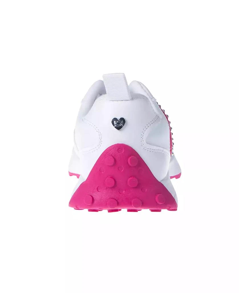 Bebe Little and Big Girls Embellished Heart Patch Jogger Sneaker 5