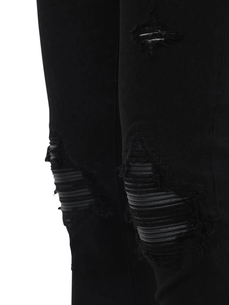 AMIRI 15cm Tapered Mx1 Cotton Denim Jeans 5