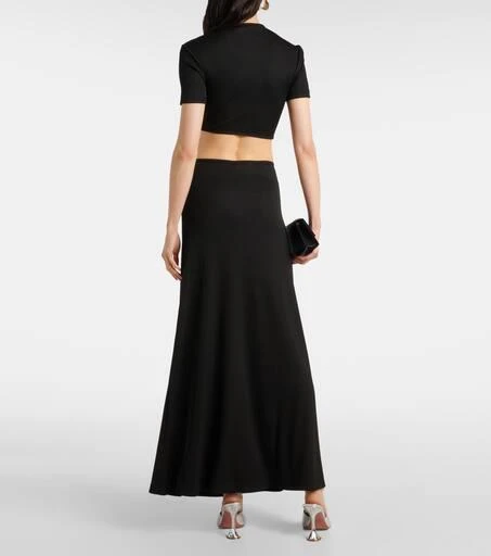 Christopher Esber Moodstone ruched maxi skirt 3
